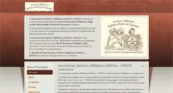 Desktop Screenshot of bibliotecadallovo.it